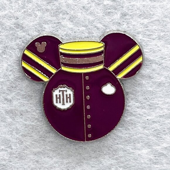 🔮 5/$25 Disney Twilight Zone Tower of Terror Cast Costume Bellhop Mickey Pin - Picture 1 of 2